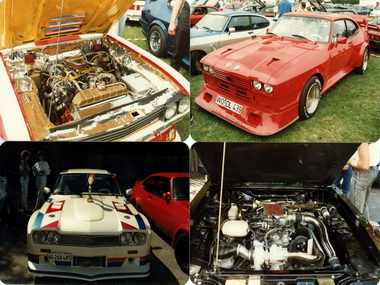 Veredelte Motorrume, Spoiler mit Breitbau oder Turbotechnik, sowie ein Pokal fr den jeweilige Kategoriesieger.
Des compartiments moteur amliors, des spoilers avec une construction large ou une technique turbo, ainsi qu'un trophe pour le vainqueur de chaque catgorie.
Refined engine compartments, spoilers with wide body or turbo technology, as well as a trophy for the respective category winner..